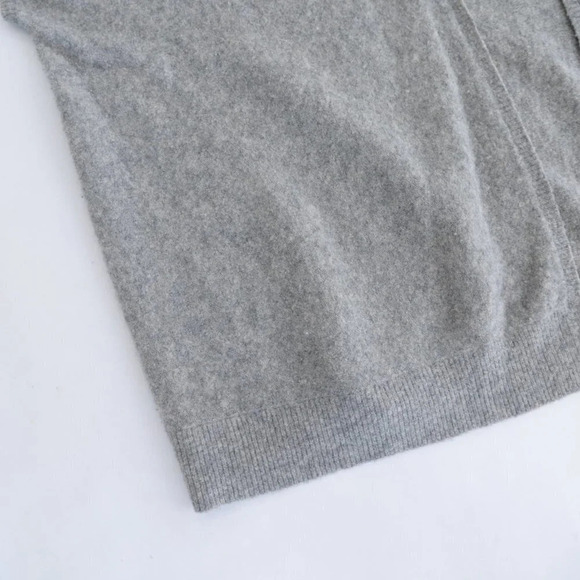 Aritzia Community Grey 54% Wool,  22% Yak Short Sleeve Cardigan XSmall - Picture 7 of 11